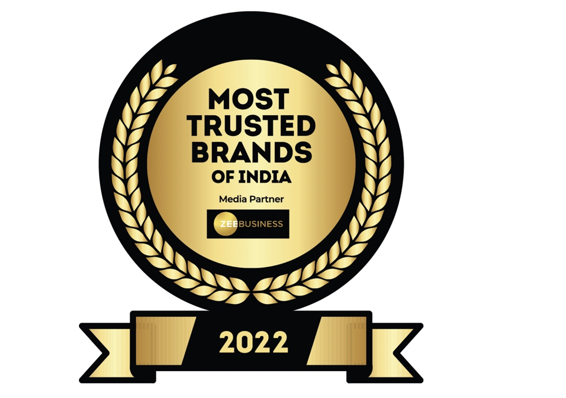 Most Trusted Brands Of India awarded by Zee Business